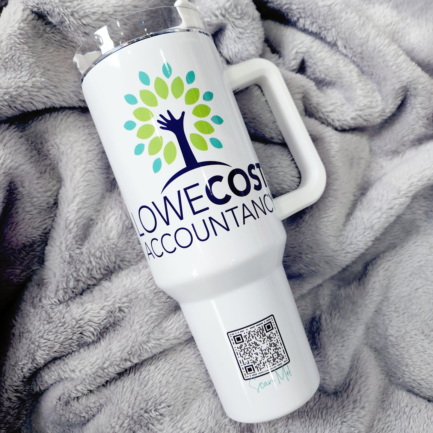 WHOLESALE 40oz Tumbler with lid and straw - Stainless Steel