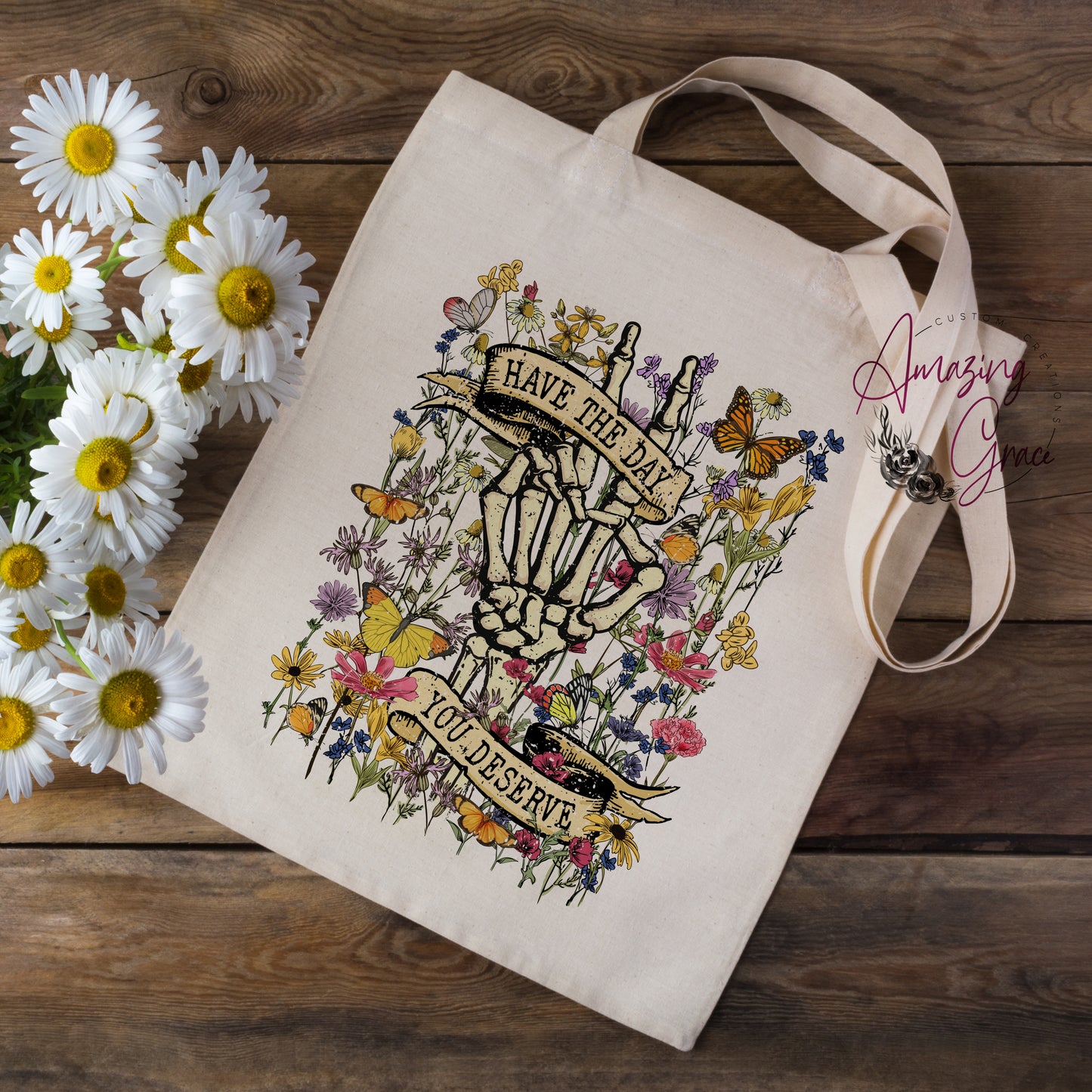 FUNNY SLOGAN tote bag