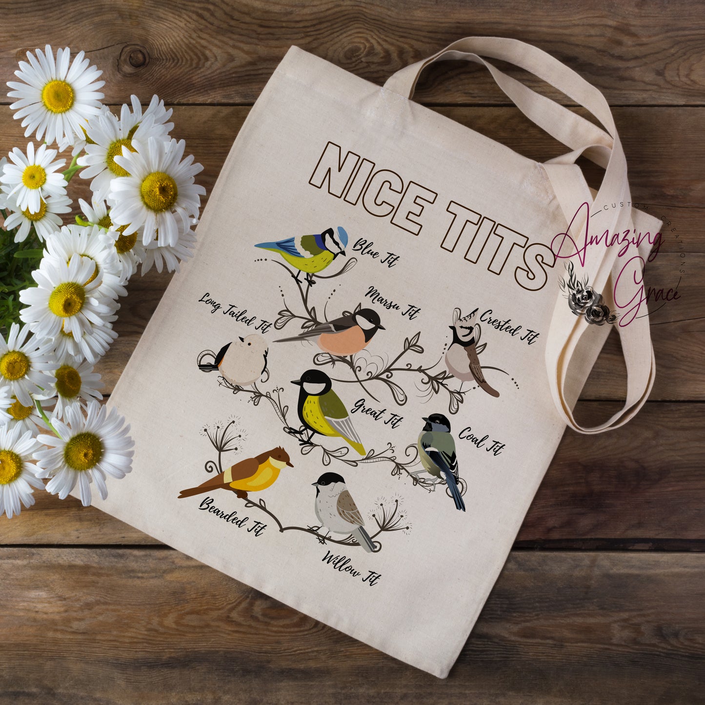 FUNNY SLOGAN tote bag