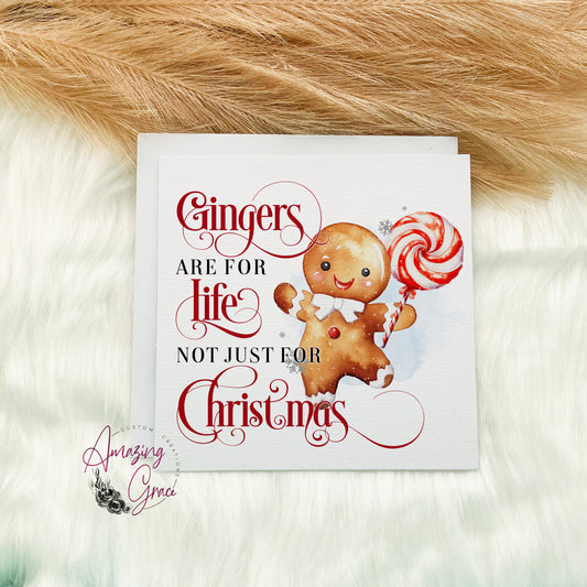 Gingers Christmas card