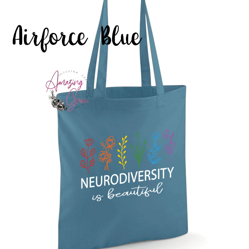 Neurodiversity is beautiful tote bag