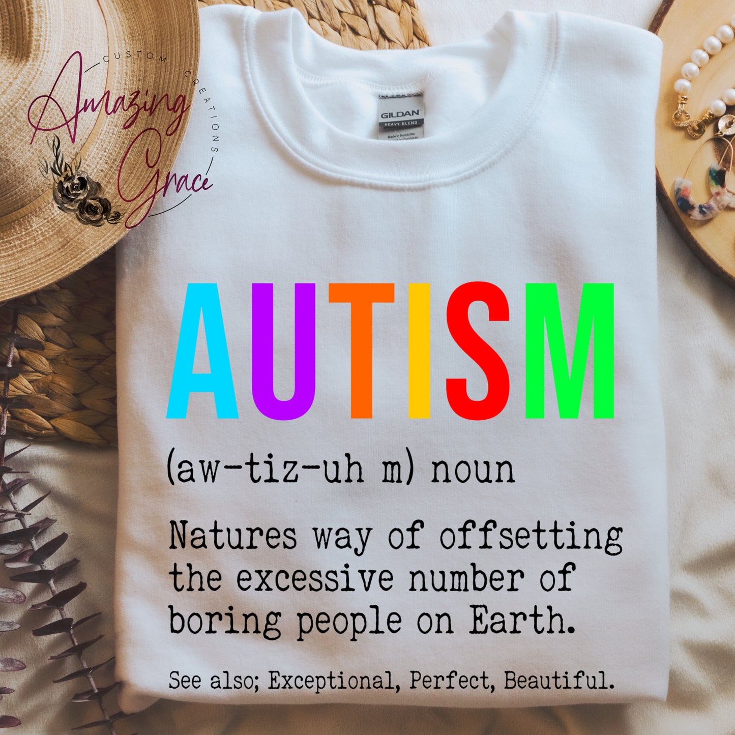 ADULTS Neurodiversity T-shirt/Sweatshirt/Hoody; AUTISM DEFINITION