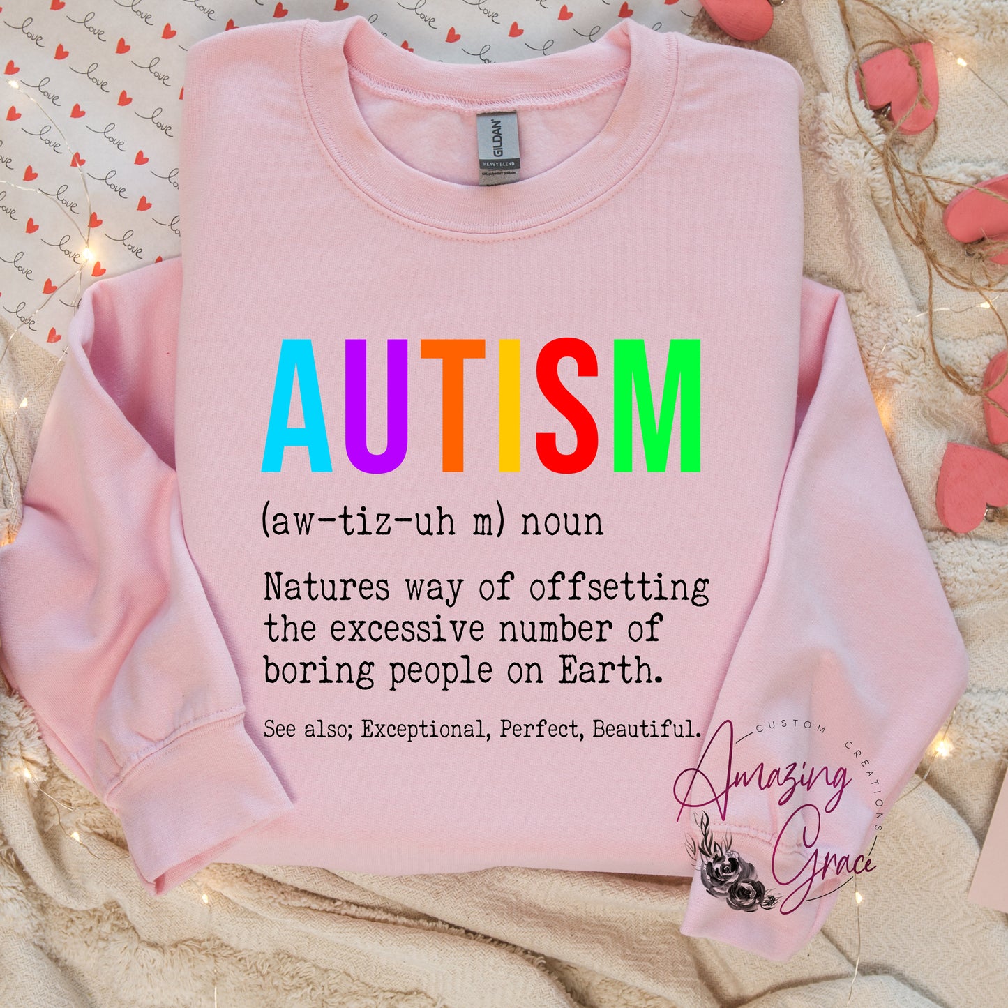 ADULTS Neurodiversity T-shirt/Sweatshirt/Hoody; AUTISM DEFINITION