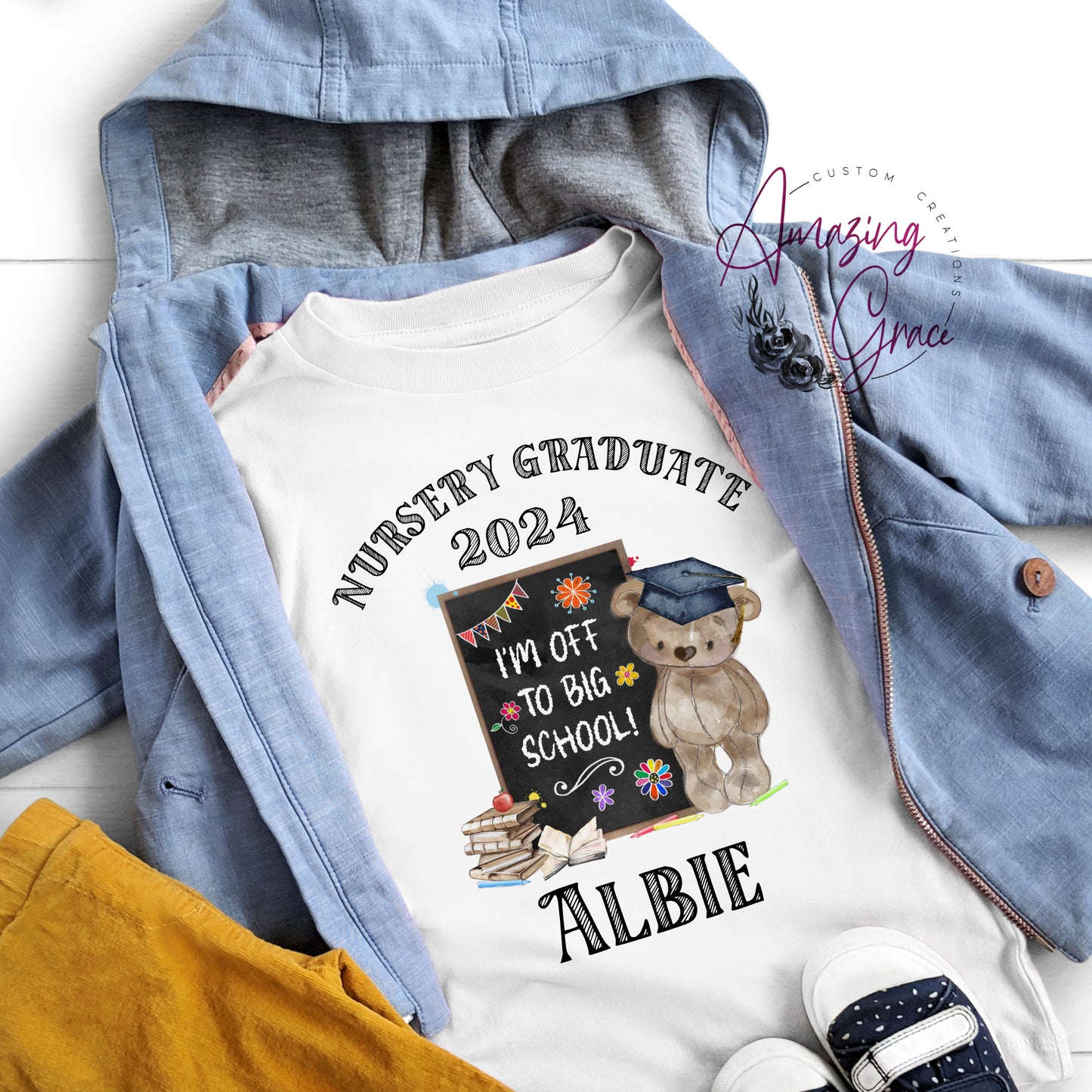 Nursery Graduate personalised  T-shirt