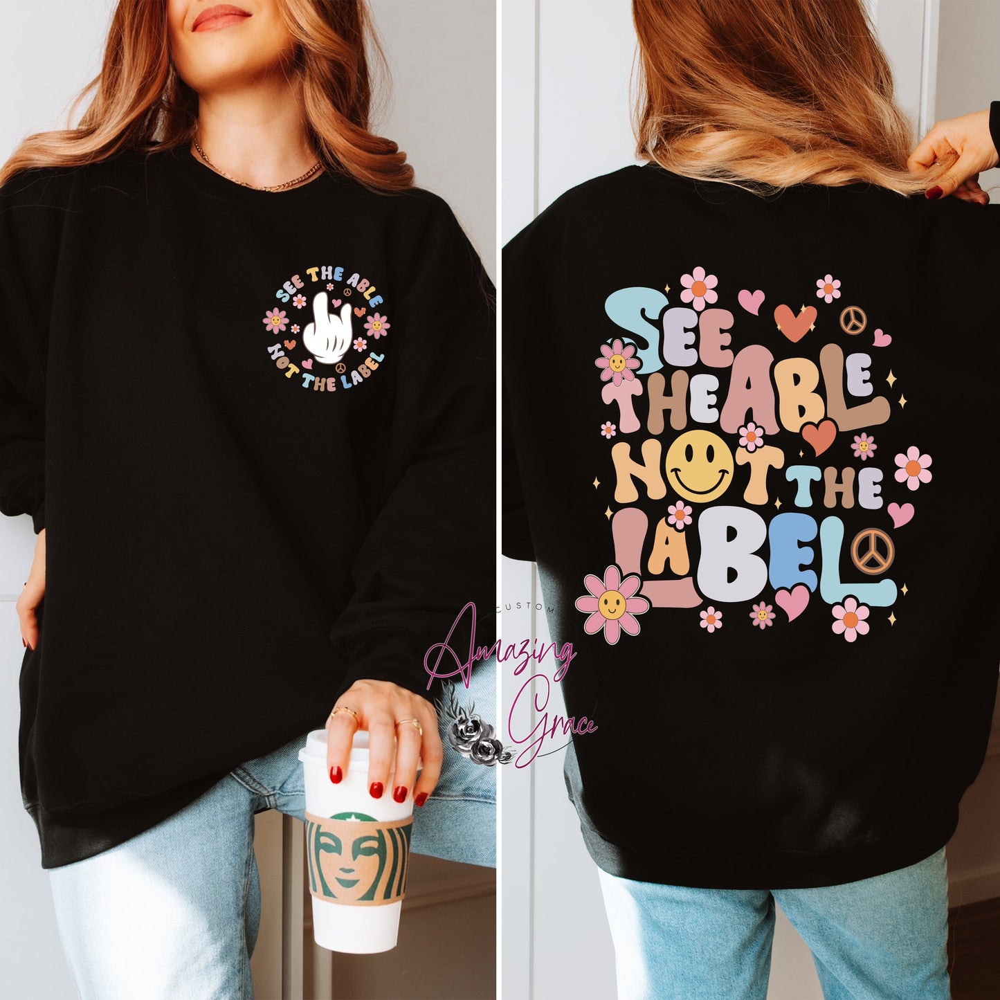 KIDS Neurodiversity T-shirt/Sweatshirt/Hoody; SEE THE ABLE