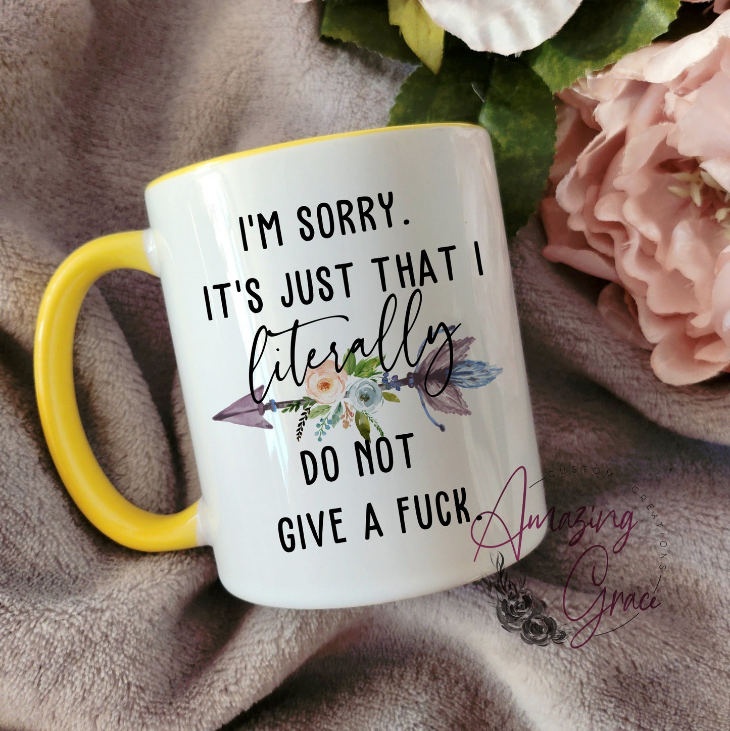 Funny mug and/or coaster; ILDGAF
