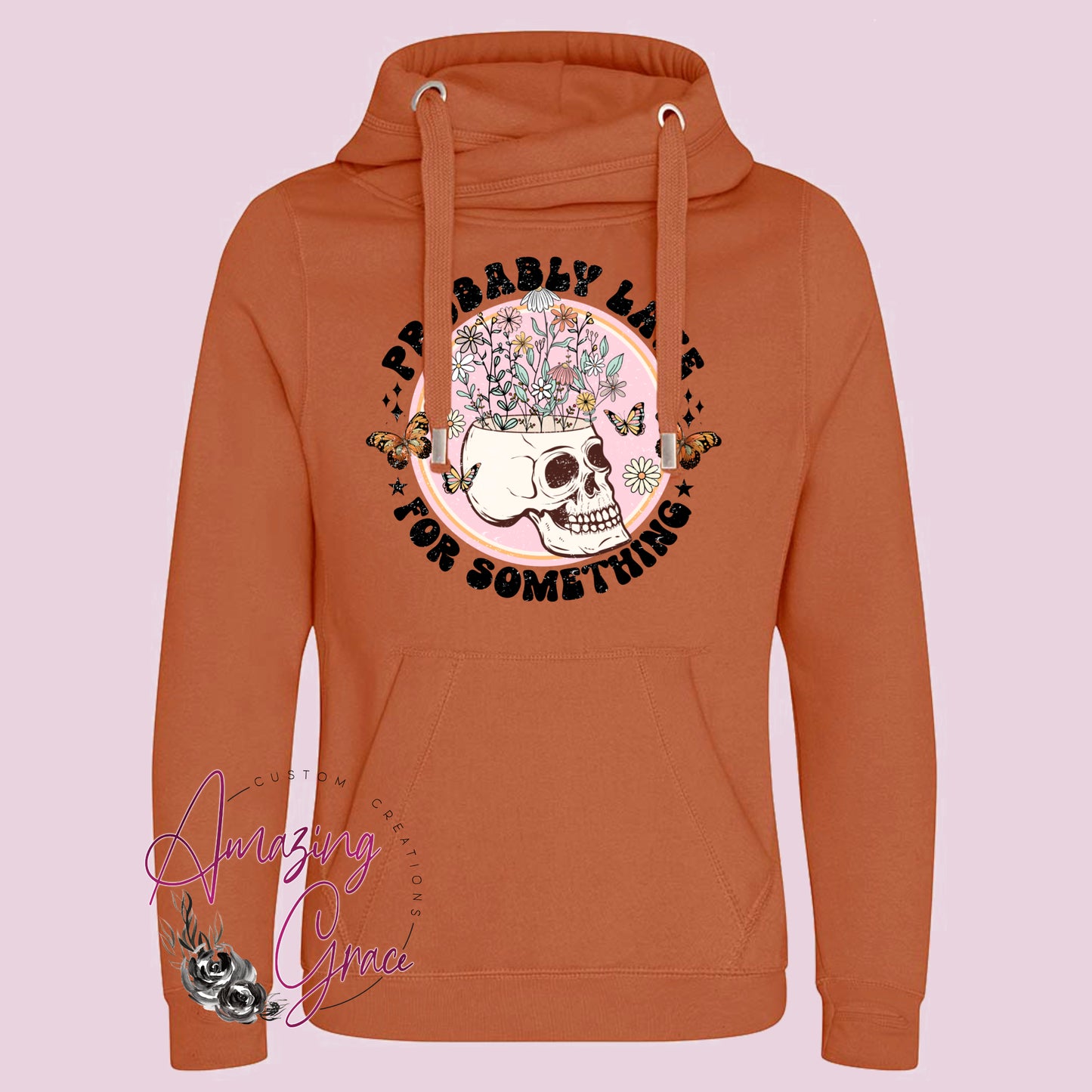 Chunky neck Hoody PROBABLY LATE FOR SOMETHING