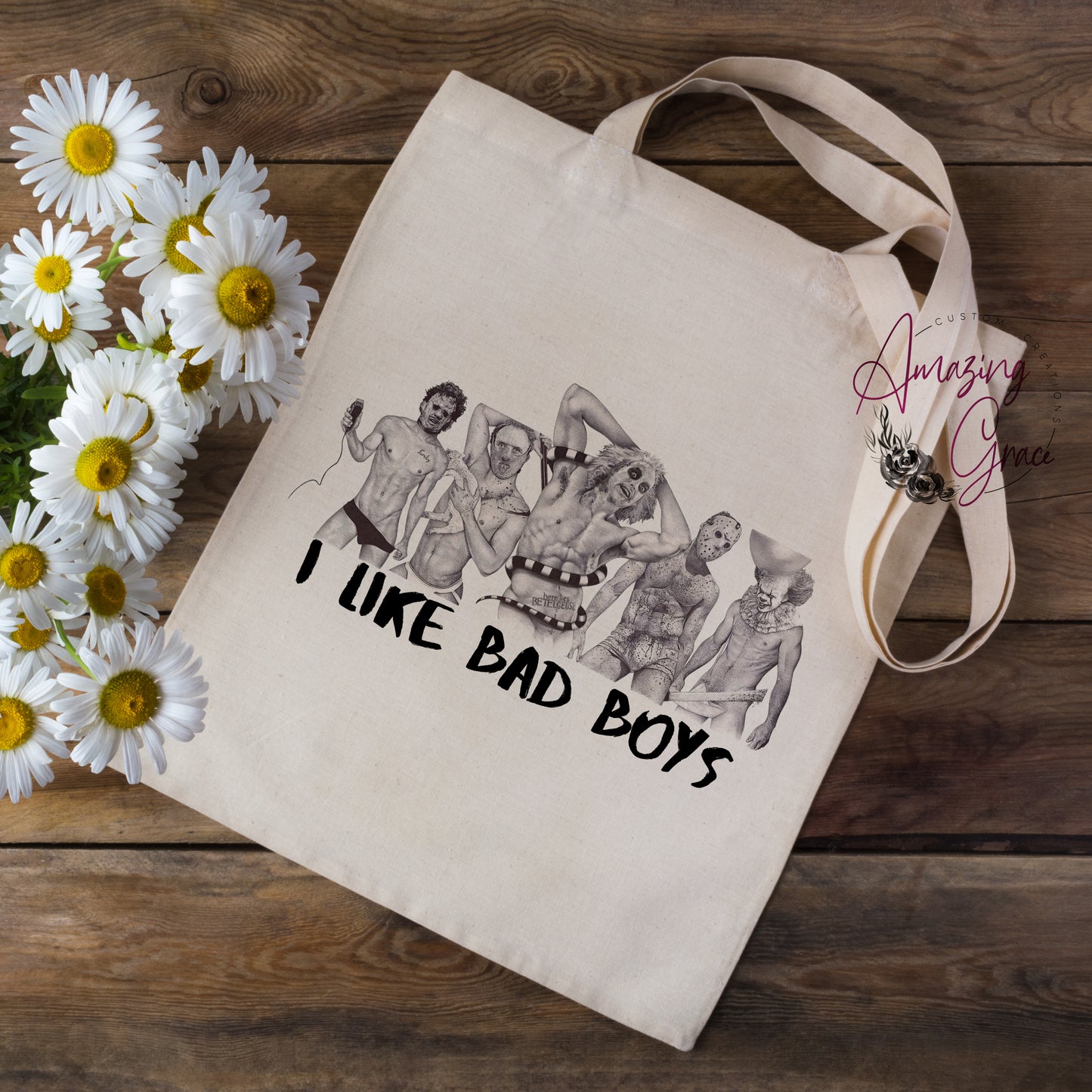 FUNNY SLOGAN tote bag