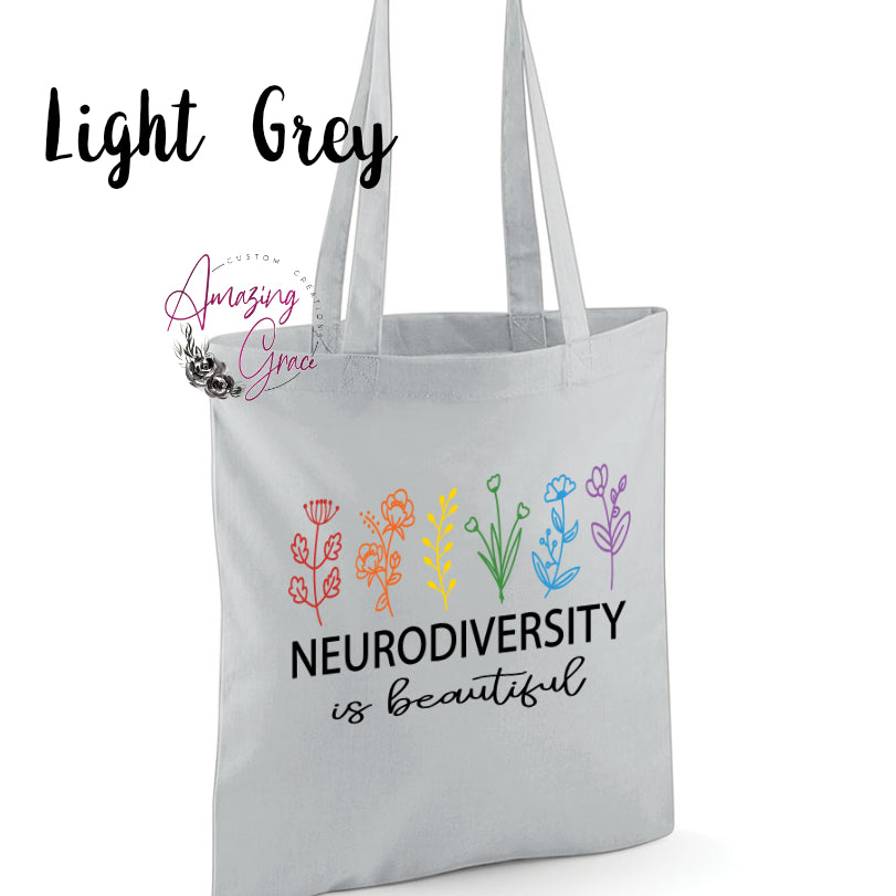 Neurodiversity is beautiful tote bag