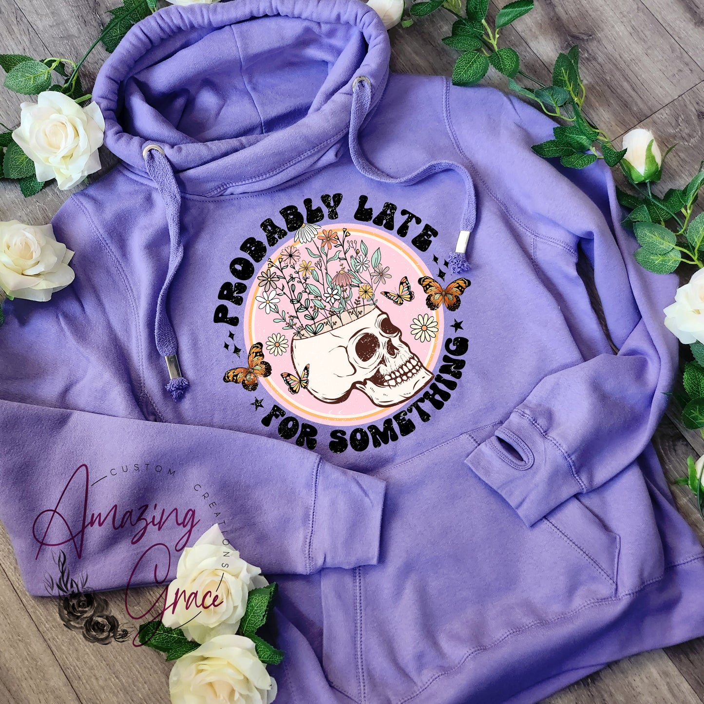 Chunky neck Hoody PROBABLY LATE FOR SOMETHING