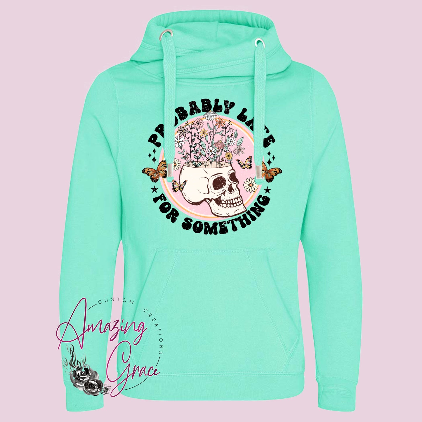 Chunky neck Hoody PROBABLY LATE FOR SOMETHING