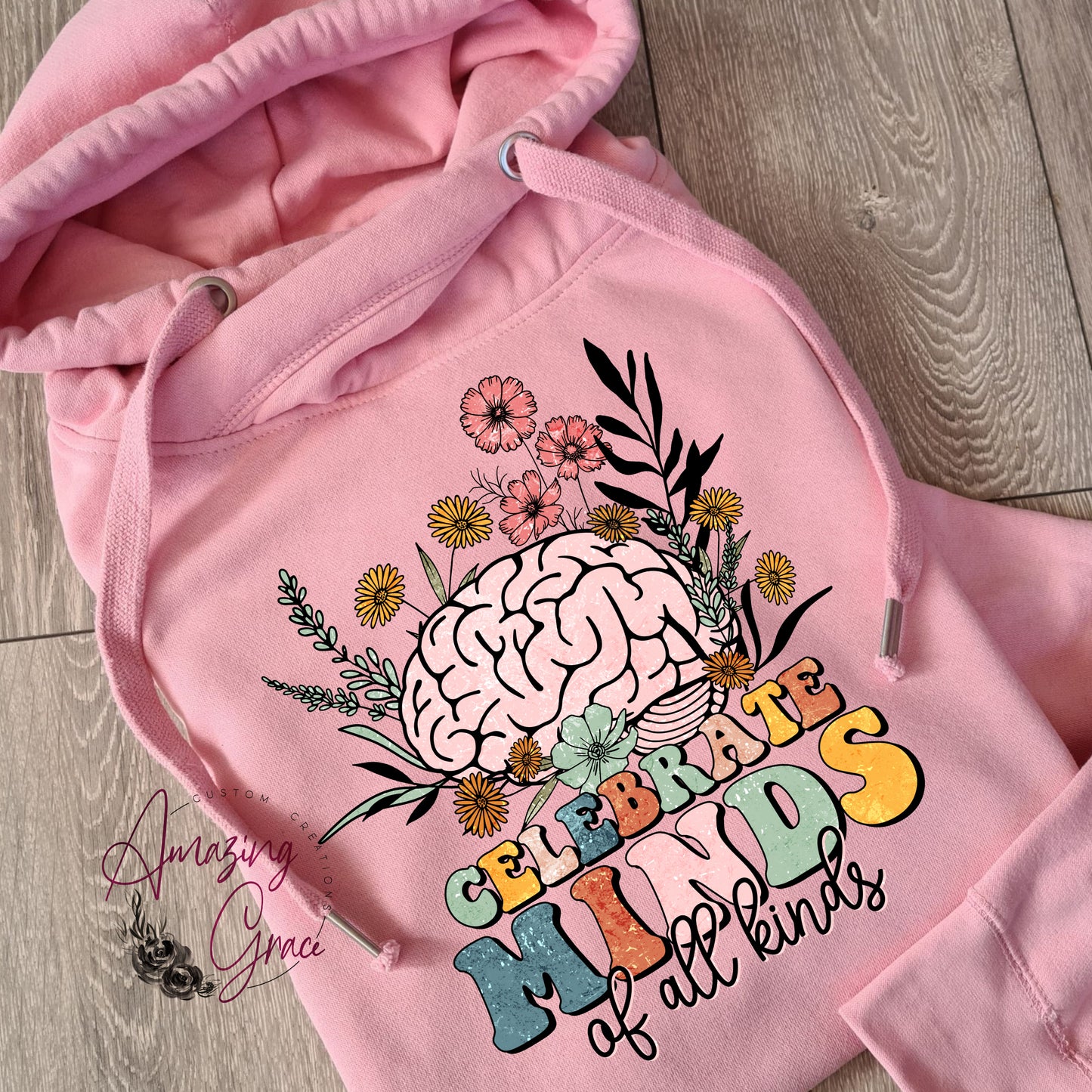 Chunky neck Hoody CELEBRATE MINDS OF ALL KINDS