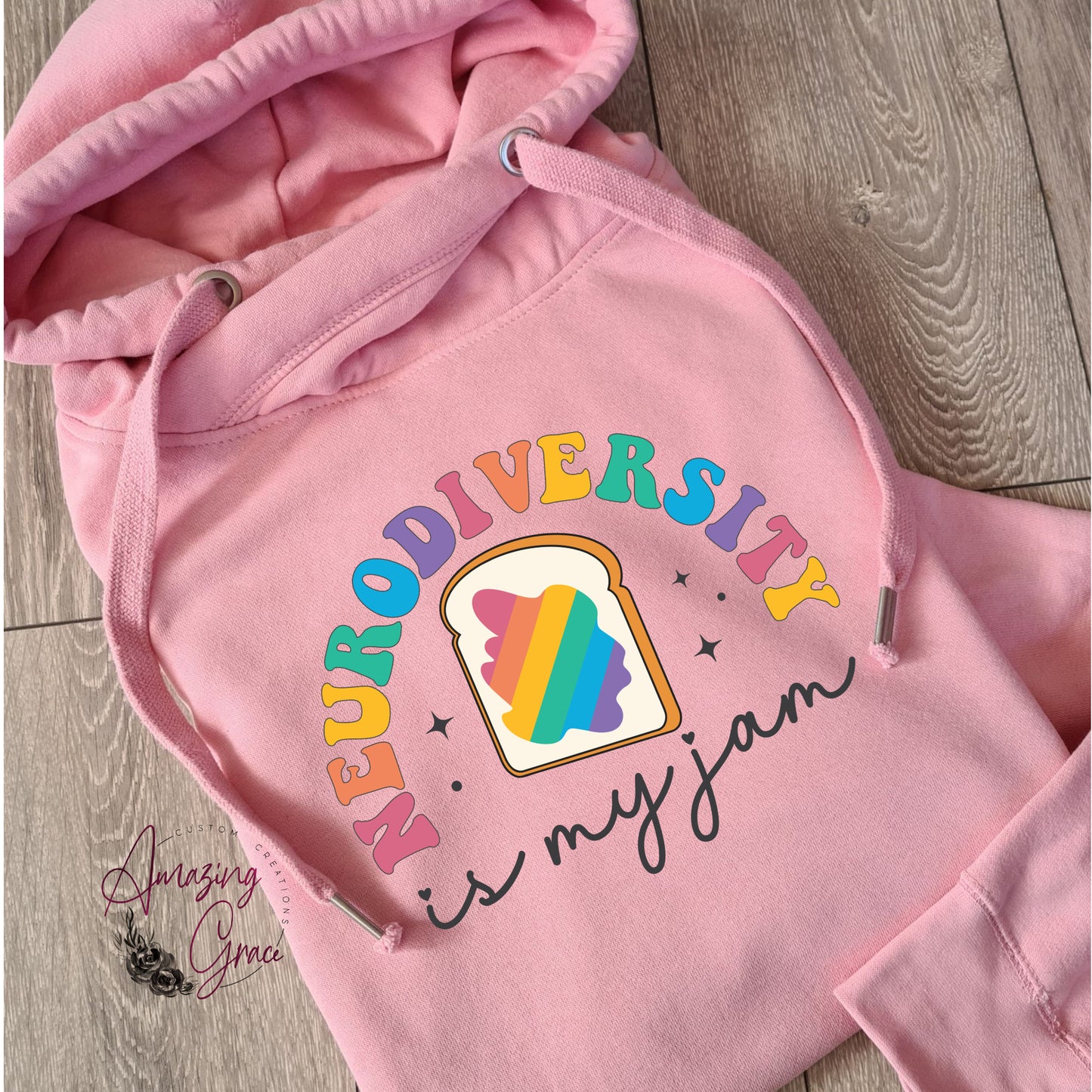 NEURODIVERSITY IS MY JAM Chunky neck Hoody