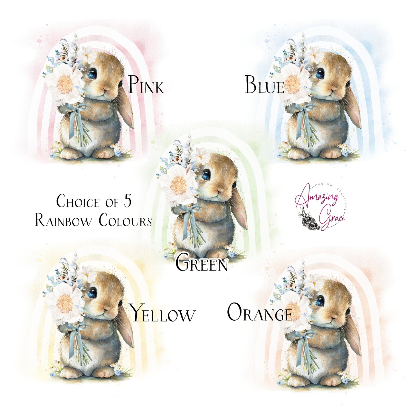Spring bunny 1st Easter 2024 baby vest