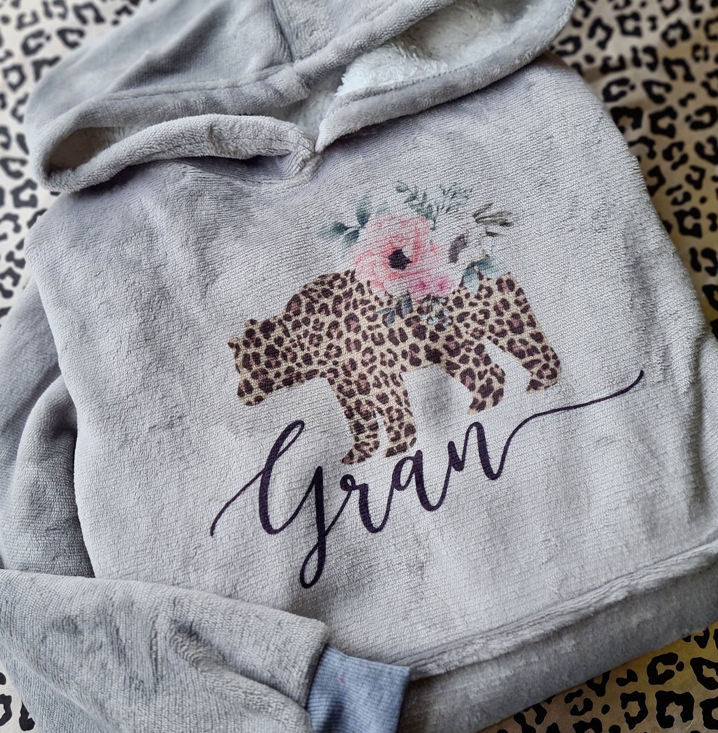 Oversize Supersoft snuggle hoodies- EDITABLE TEXT