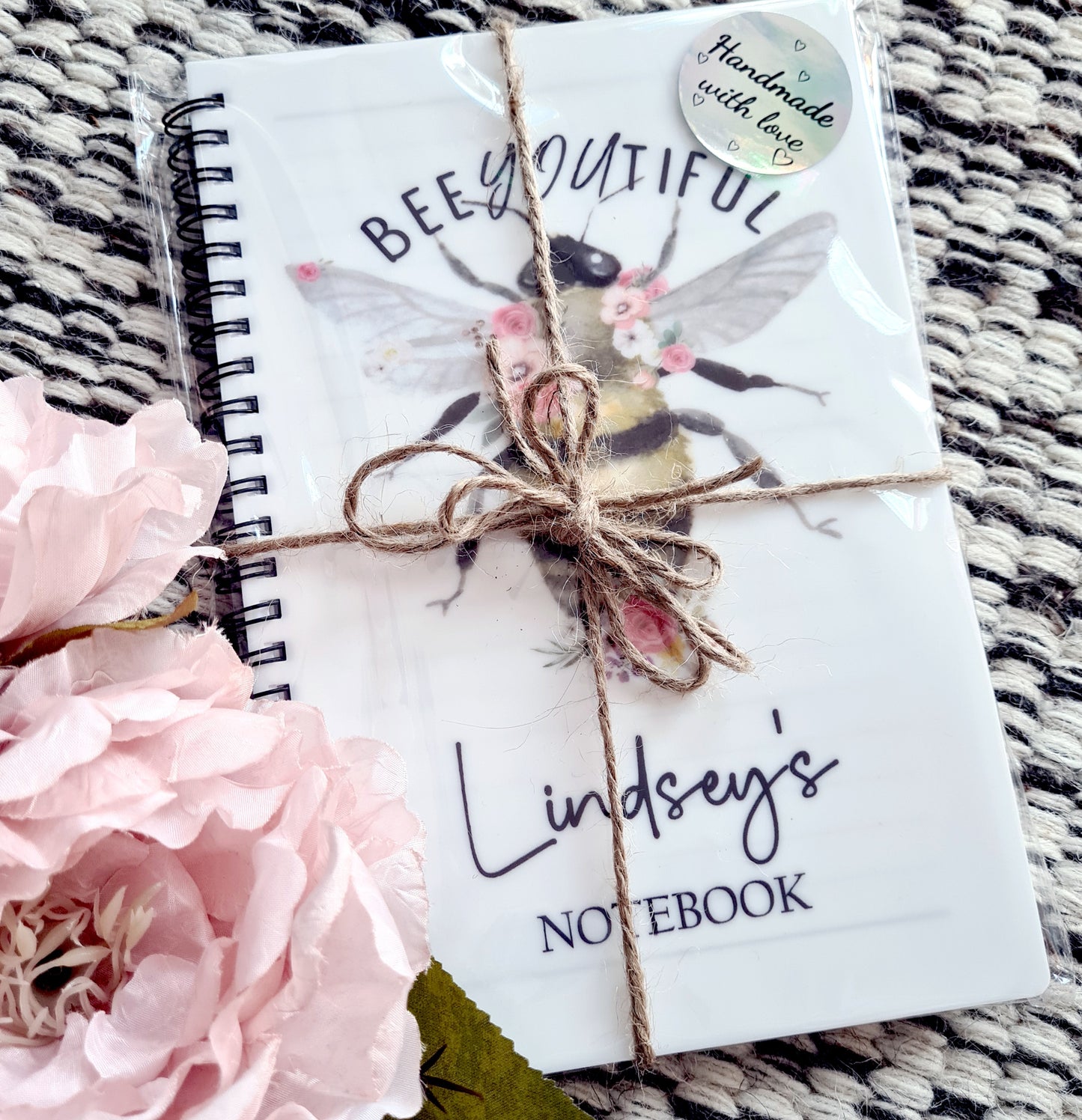 Personalised Bee you tiful note book