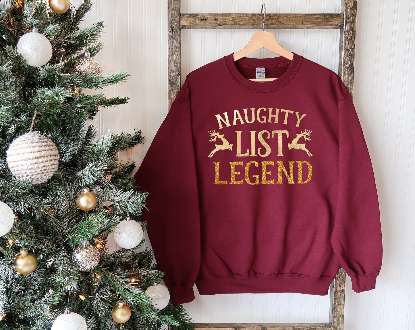 Children & Adults Christmas NAUGHTY LEGEND SWEATSHIRT