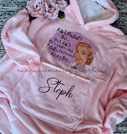 Oversize Supersoft snuggle hoodies- RETRO HOUSEWIVES