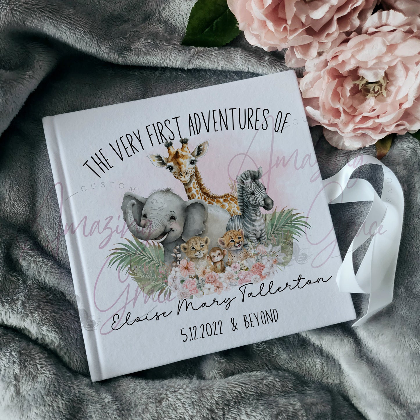 Personalised velvet memory/adventure book