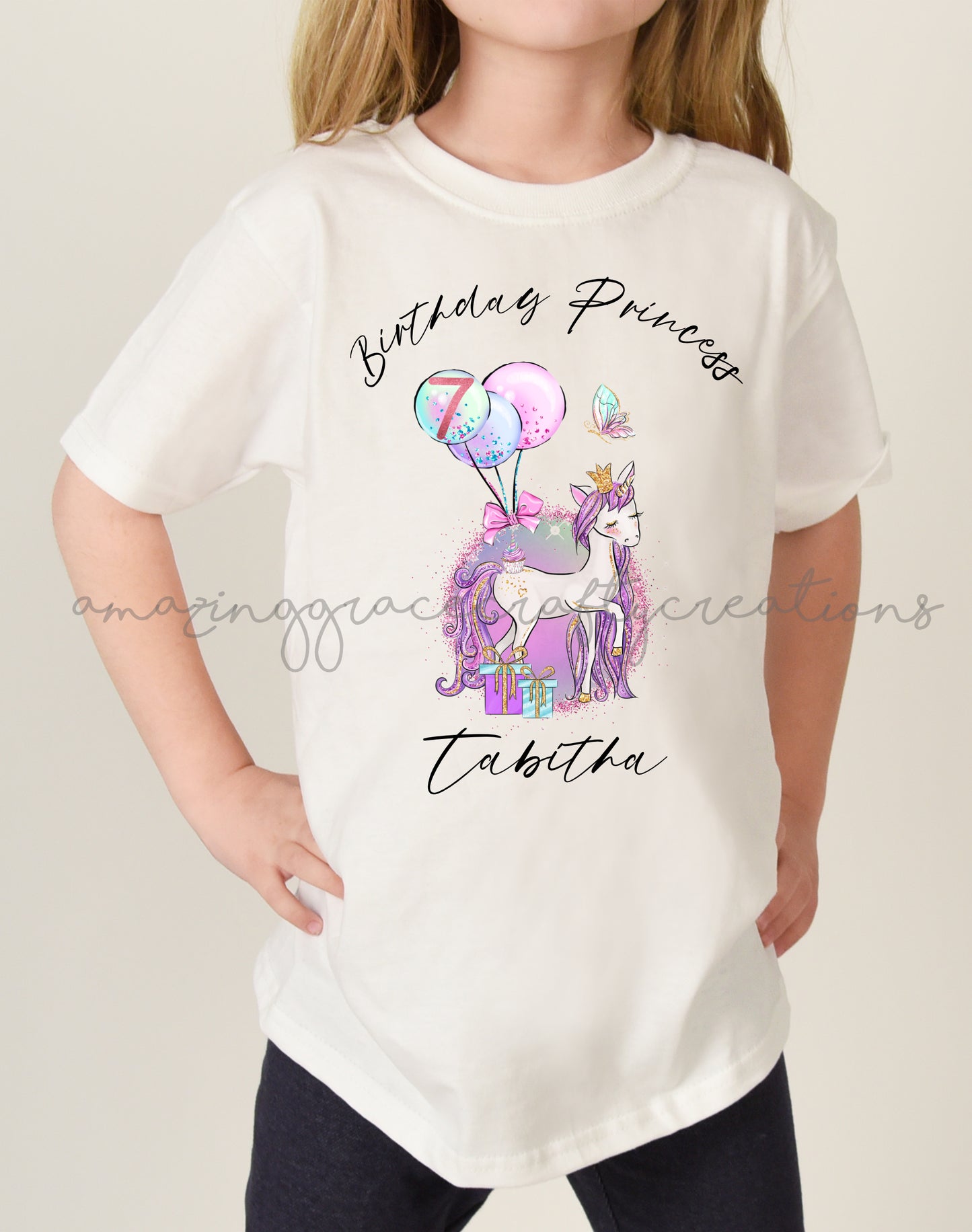 Birthday T-Shirt UNICORN DESIGN 1