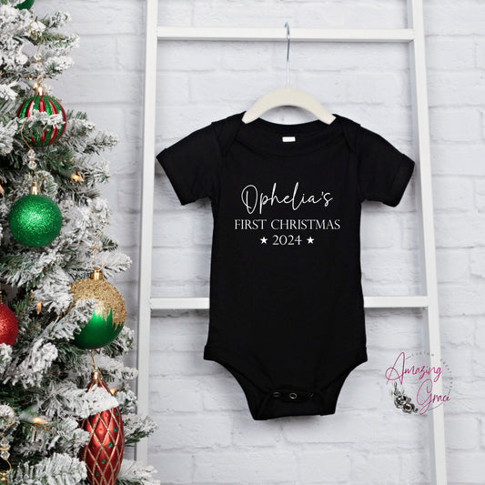 My 1st Christmas Baby Grow / Sleepsuit 2024