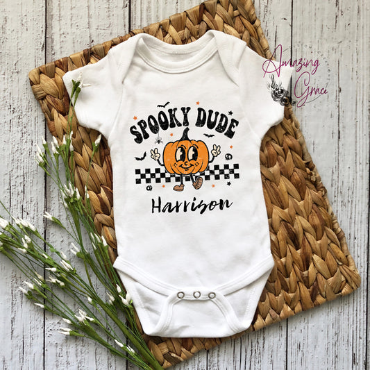 Spooky Dude Halloween t-shirt/baby vest