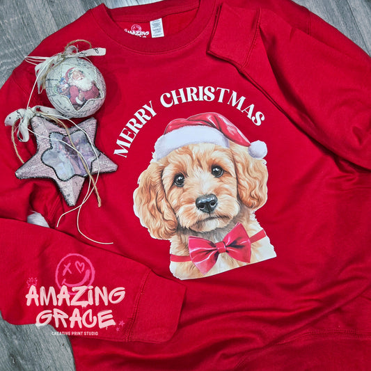 Dog themed children & adults Christmas T-shirt/Sweatshirt/Hoody