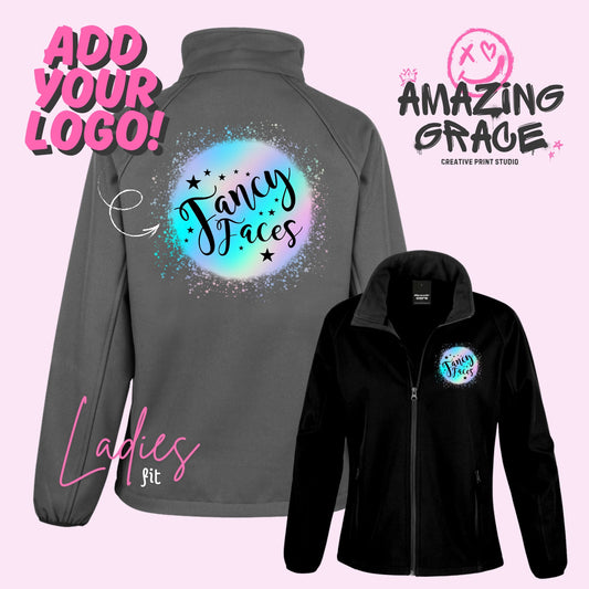 PERSONALISED LOGO BRANDED- Soft Shell Jacket - LADIES FIT
