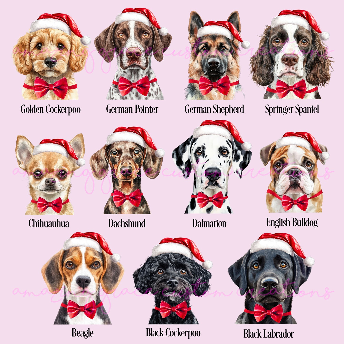 Dog themed children & adults Christmas T-shirt/Sweatshirt/Hoody