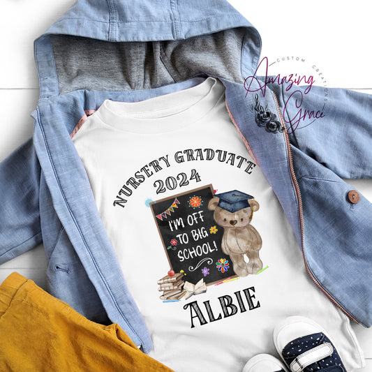 Nursery Graduate personalised  T-shirt