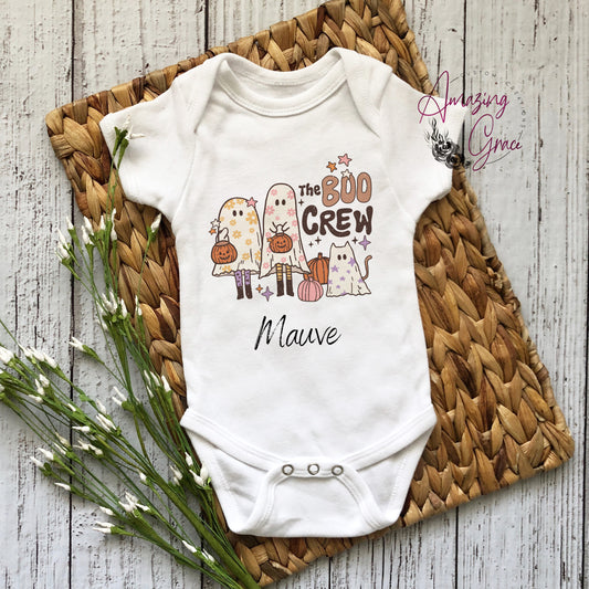 The boo crew Halloween t-shirt/baby vest