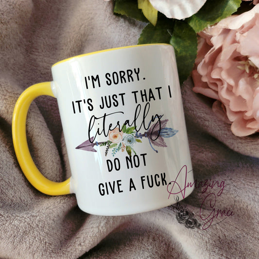 Funny mug and/or coaster; ILDGAF