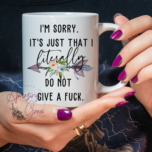 Funny mug and/or coaster; ILDGAF