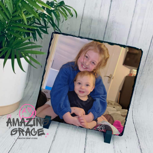 Natural Rock Photo Slate - Glossy finish
