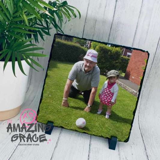 Natural Rock Photo Slate - Glossy finish