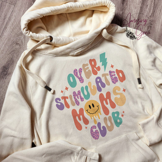 Chunky neck Hoody OVERSTIMULATED MOMS CLUB