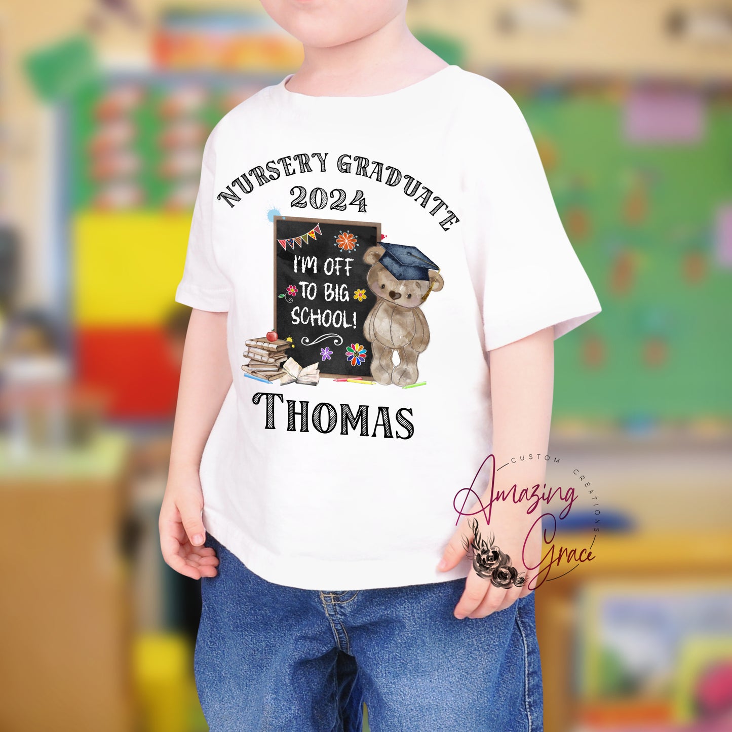 Nursery Graduate personalised  T-shirt