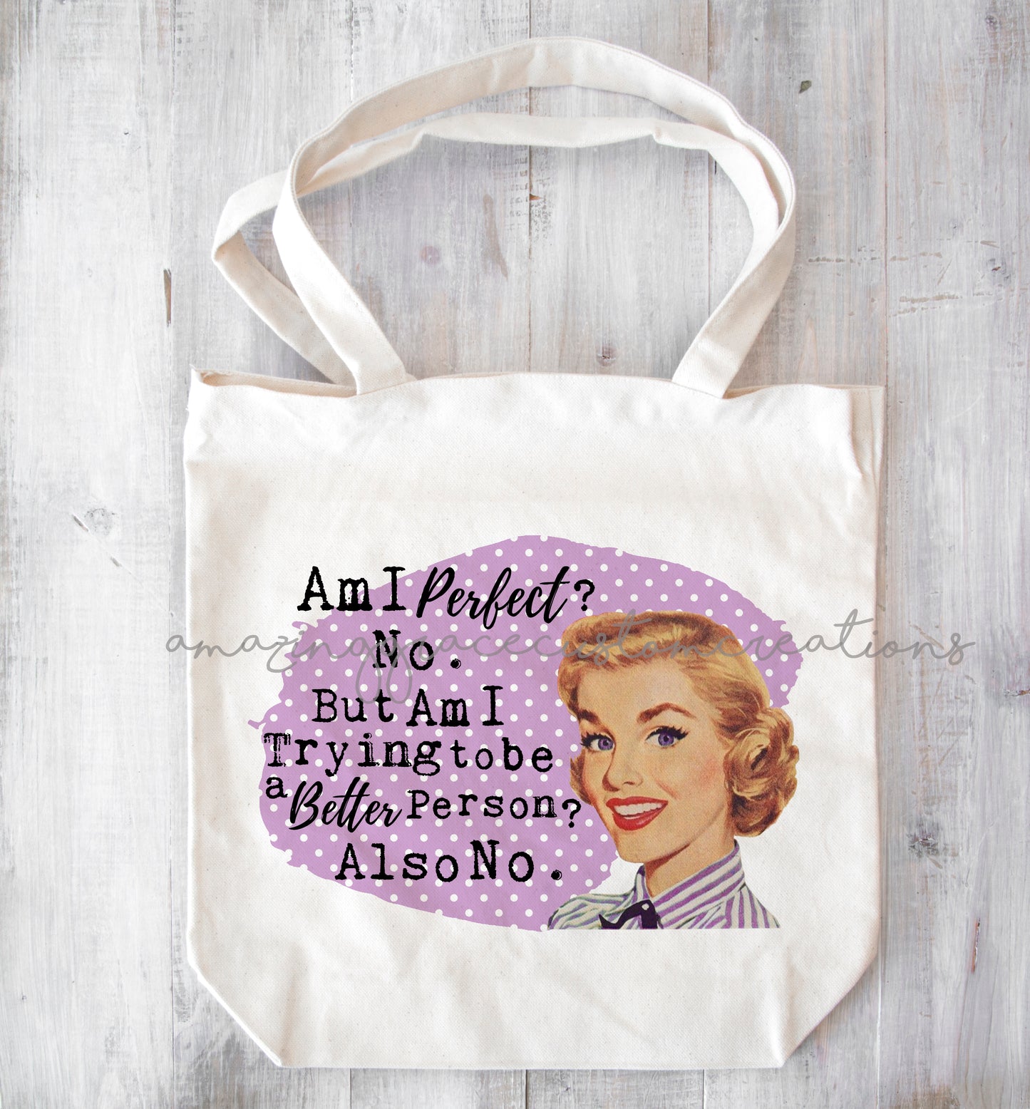 RETRO HOUSEWIVES tote bag