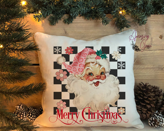 Christmas cushion RETRO SANTA