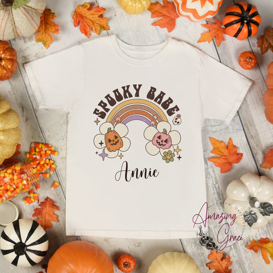 Spooky Babe Halloween t-shirt/baby vest