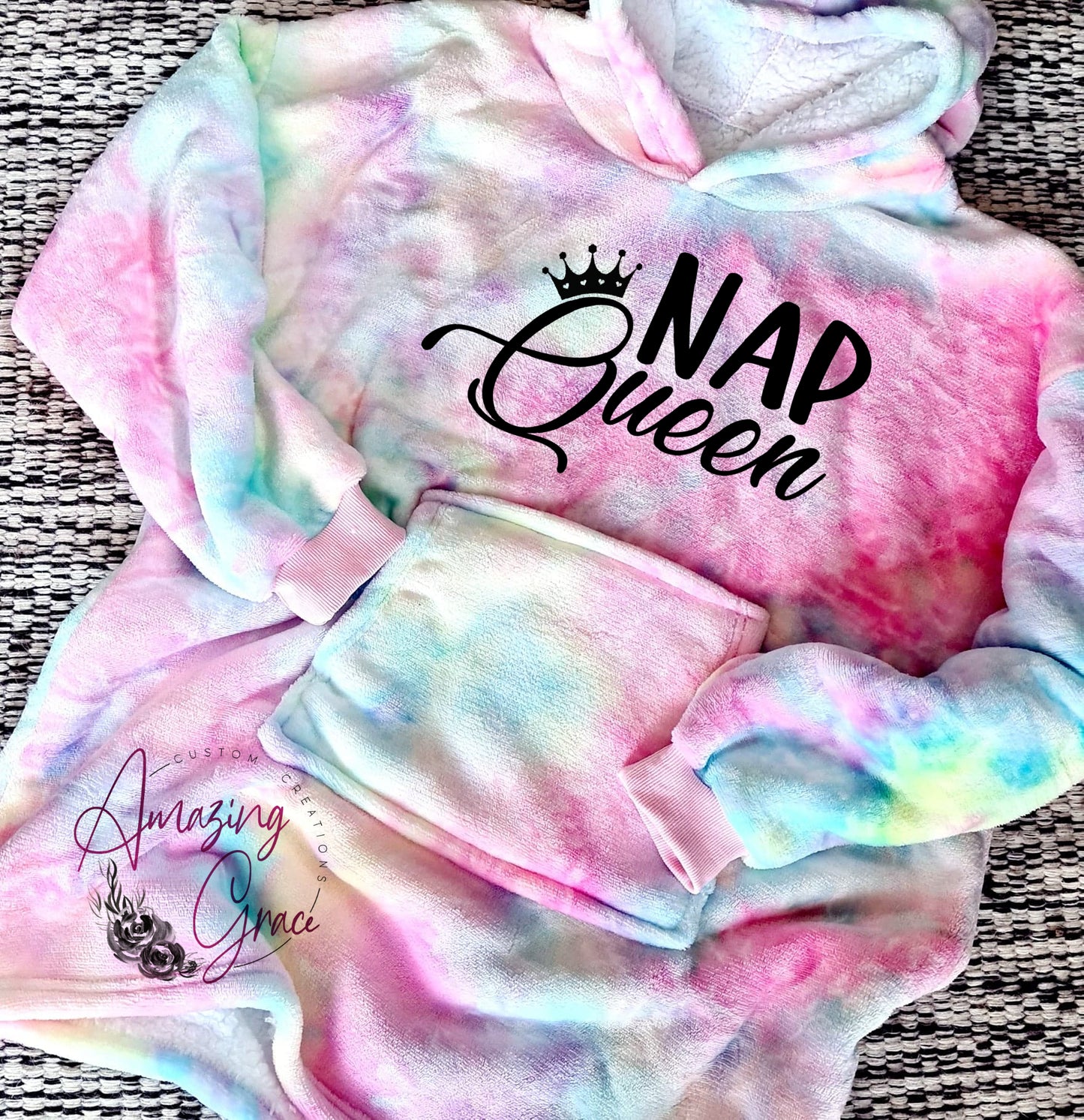 KIDS & ADULT Nap Queen supersoft snuggle hoody