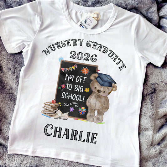 Nursery/Pre School Graduate personalised T-shirt