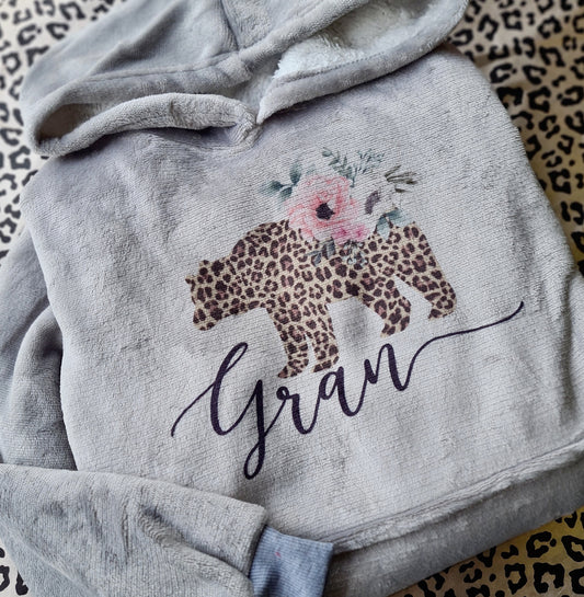 Oversize Supersoft snuggle hoodies- EDITABLE TEXT
