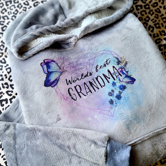 Oversize Supersoft snuggle hoodies- EDITABLE TEXT