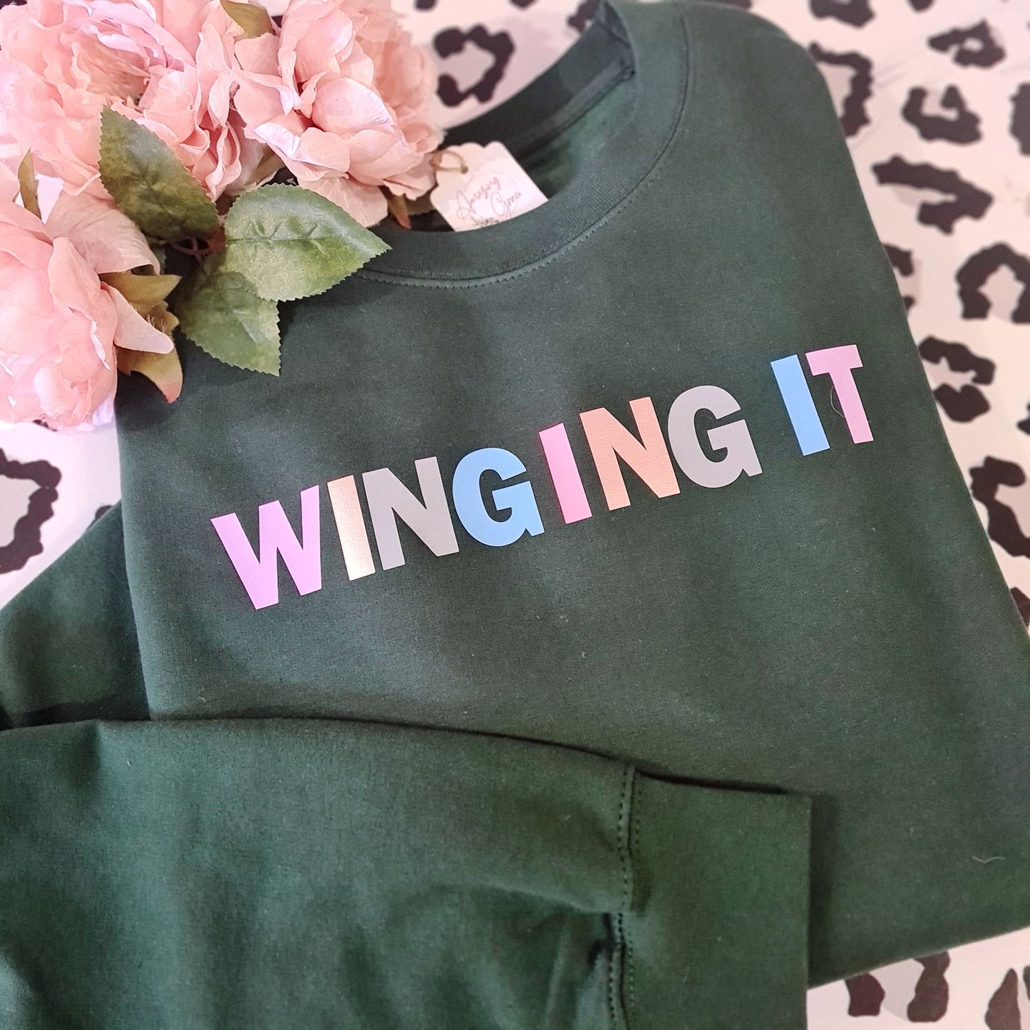 Adults Multicoloured Winging it Sweatshirt