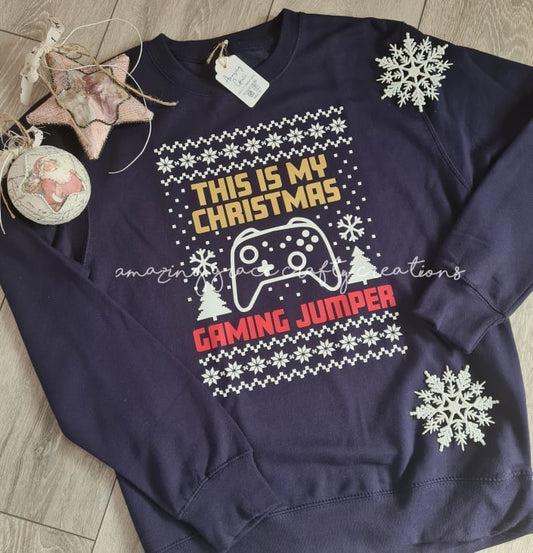 Children & Adults Christmas GAMING SWEATSHIRT