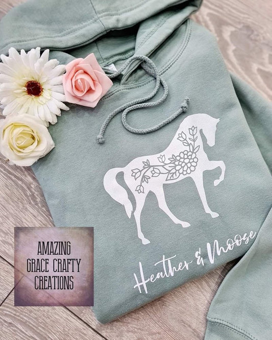 Custom hoodie  HORSE & RIDER
