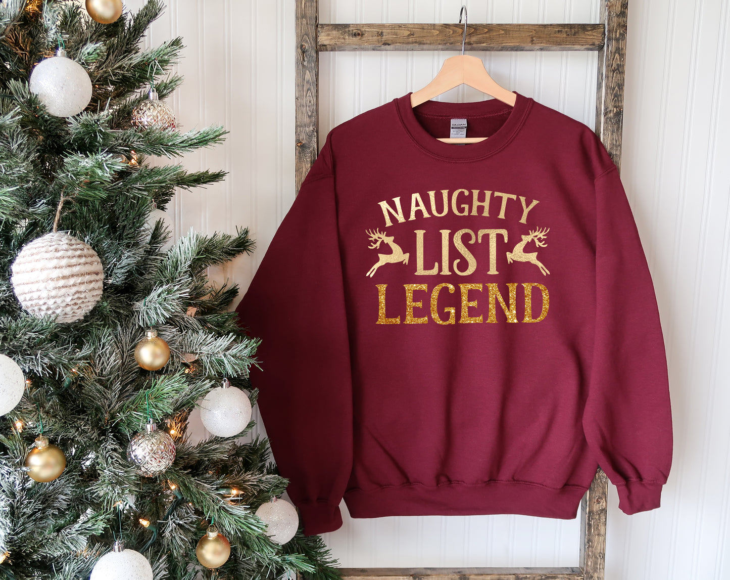 Children & Adults Christmas NAUGHTY LEGEND SWEATSHIRT