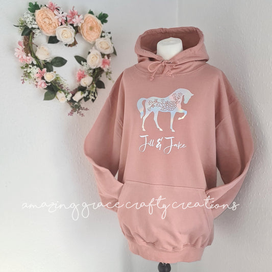 Custom hoodie  HORSE & RIDER