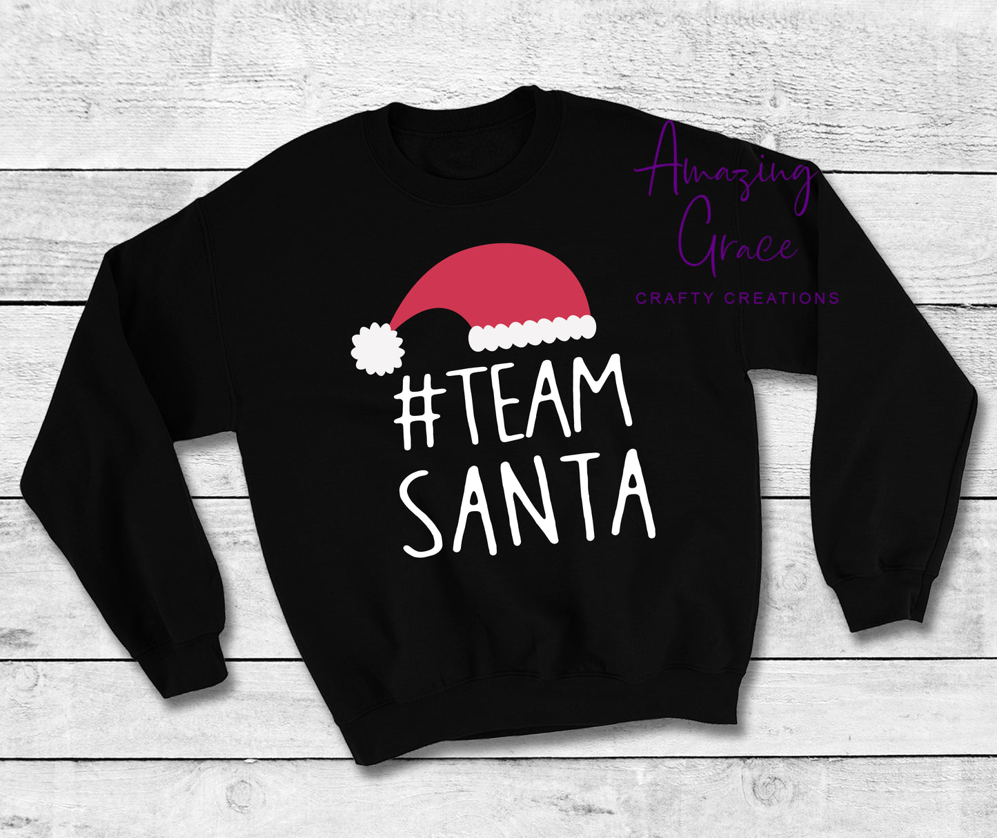 Children & Adults Sweatshirt TEAM SANTA